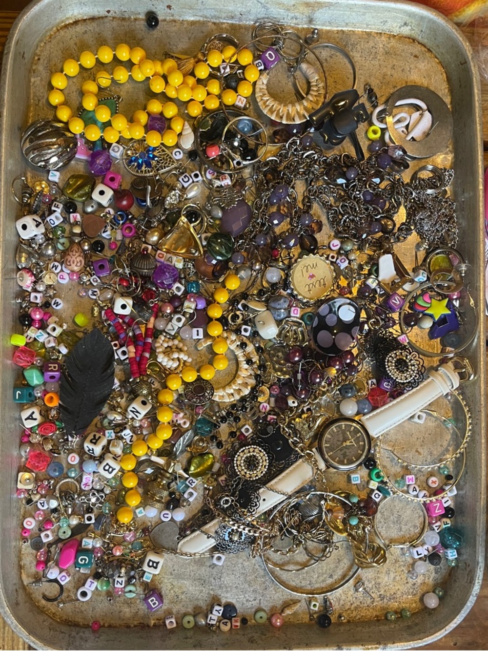 Mixed craft tangled broken salvage Jewelry